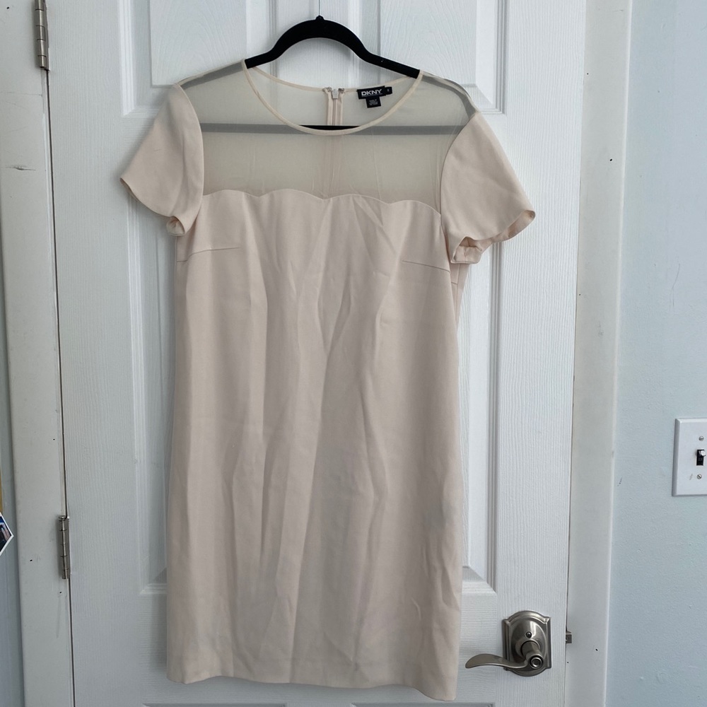 DKNY cream dress